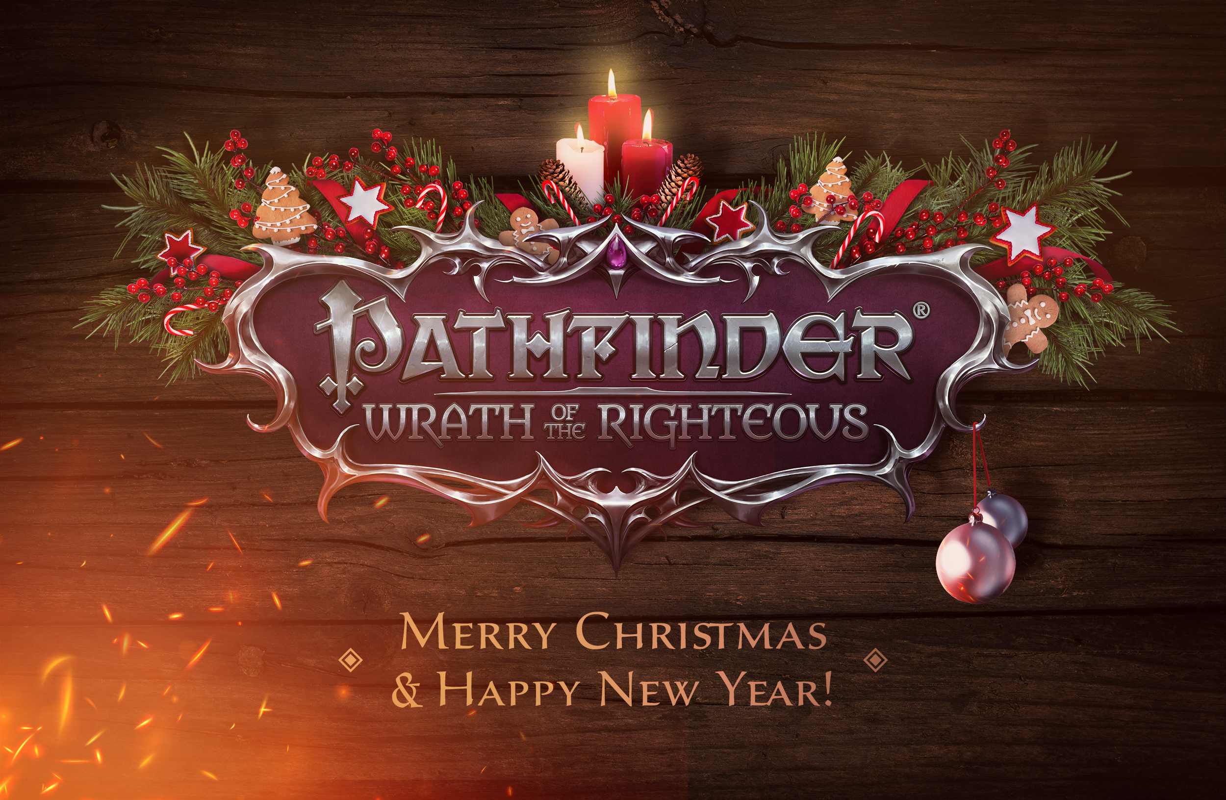 Card MerryChristmas HappyNewYear 2021Front |  RPG Jeuxvidéo